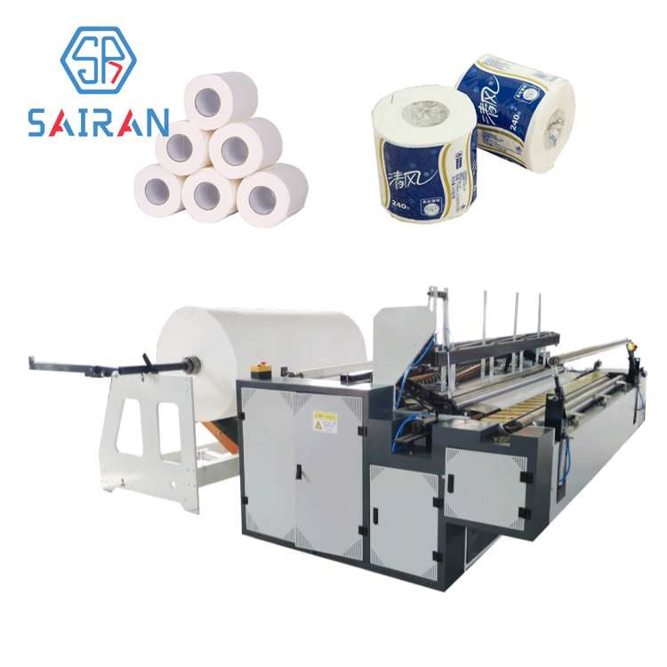 China High Speed PLC Control Small Investment Toilet Paper Machine With Paper Core